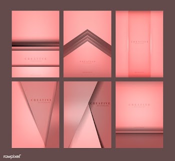 Set of abstract creative background designs i.. | Free stock vector - 489905