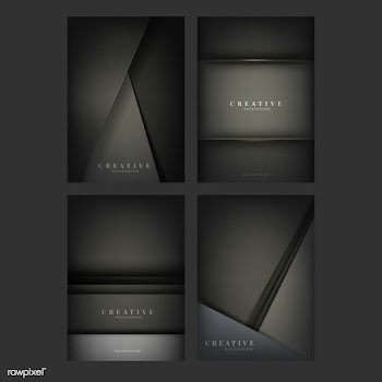 Set of abstract creative background designs i.. | Free stock vector - 489921