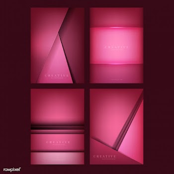 Set of abstract creative background designs i.. | Free stock vector - 489926