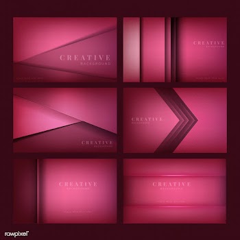 Set of abstract creative background designs i.. | Free stock vector - 489954