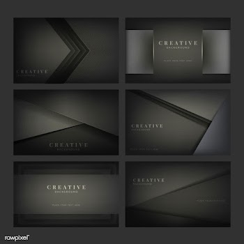 Set of abstract creative background designs i.. | Free stock vector - 490017