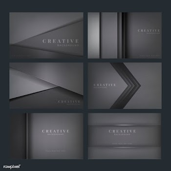 Set of abstract creative background designs i.. | Free stock vector - 490043