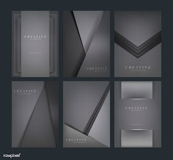Set of abstract creative background designs i.. | Free stock vector - 490048