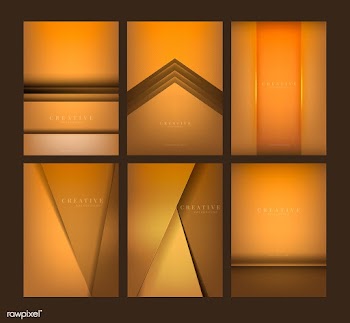 Set of abstract creative background designs i.. | Free stock vector - 490067