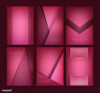 Set of abstract creative background designs i.. | Free stock vector - 490080