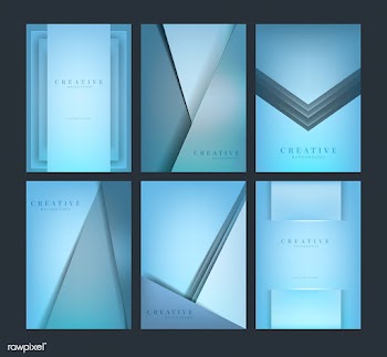 Set of abstract creative background designs i.. | Free stock vector - 490154
