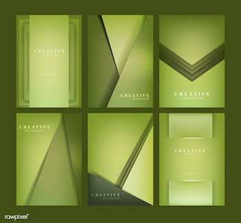 Set of abstract creative background designs i.. | Free stock vector - 490204