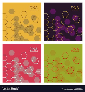 Set of abstract dna strand symbol isolated on vector image