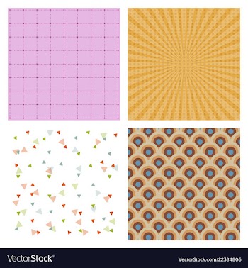 Set of abstract geometric hipster fashion design vector image