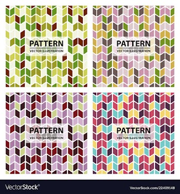 Set of abstract geometric hipster fashion design vector image