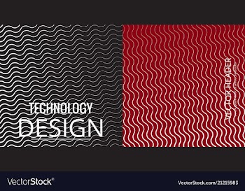 Set of abstract geometric seamless color vector image