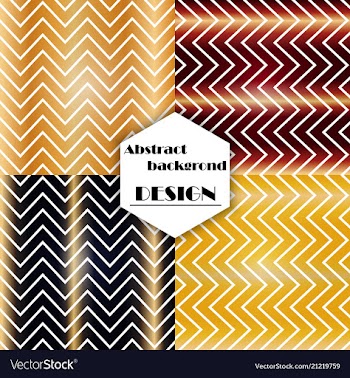Set of abstract geometric seamless color vector image