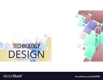 Set of abstract geometric seamless color vector image