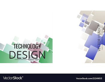 Set of abstract geometric seamless color vector image