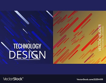 Set of abstract geometric seamless color vector image