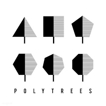 Set of abstract geometric tree design | Free stock vector - 504868