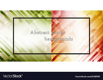 Set of abstract hexagon background technology vector image