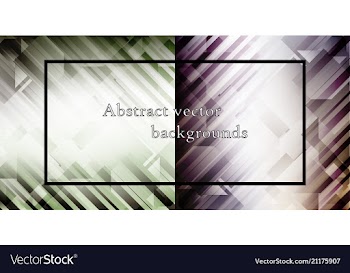 Set of abstract light background vector image