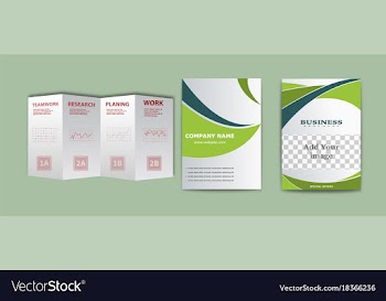 Set of abstract modern flyers and brochures vector image