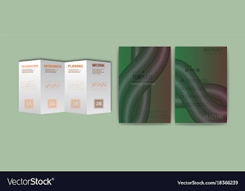 Set of abstract modern flyers and brochures vector image