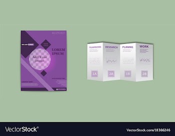 Set of abstract modern flyers and brochures vector image
