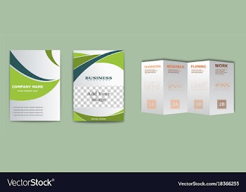 Set of abstract modern flyers and brochures vector image