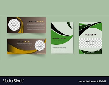Set of abstract modern flyers and brochures vector image