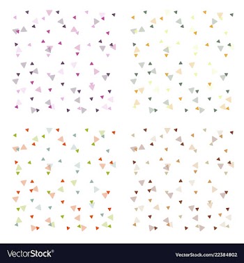 Set of abstract stylish pattern stylish pattern vector image