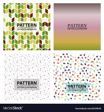 Set of abstract stylish pattern stylish pattern vector image