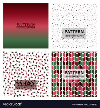 Set of abstract stylish pattern stylish pattern vector image