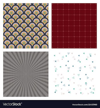 Set of abstract stylish pattern stylish pattern vector image