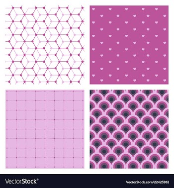 Set of abstract stylish pattern stylish pattern vector image