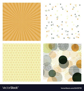 Set of abstract stylish pattern stylish pattern vector image
