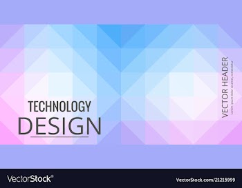 Set of abstract technology web banner vector image