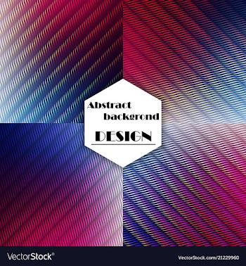 Set of abstract technology web banner vector image