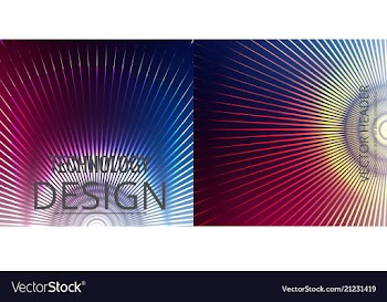 Set of abstract technology web banner vector image