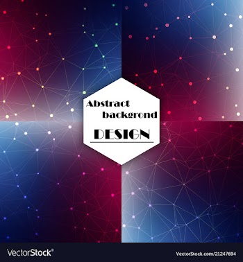 Set of abstract technology web banner vector image