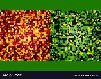 Set of abstract triangle pattern background vector image