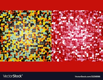 Set of abstract triangle pattern background vector image
