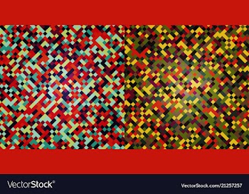 Set of abstract triangle pattern background vector image
