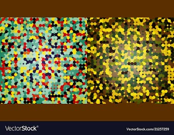 Set of abstract triangle pattern background vector image