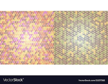Set of abstract triangle pattern background vector image