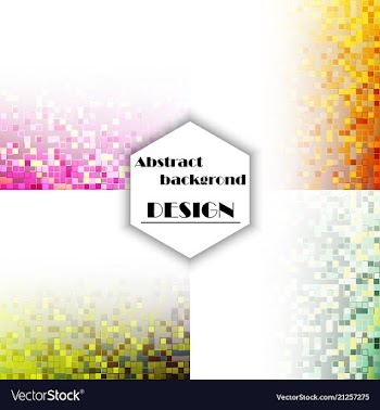 Set of abstract triangle pattern background vector image