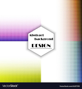 Set of abstract triangle pattern background vector image