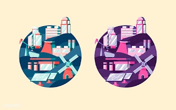 Set of alternative energy vectors | Free stock vector - 486863