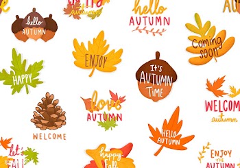Set of autumn or fall illustrations | Free stock vector - 472743