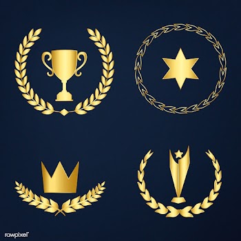 Set of awards and badges vector | Free stock vector - 489071