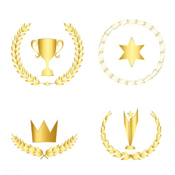 Set of awards and badges vector | Free stock vector - 489072