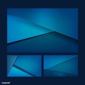 Set of background designs in blue | Free stock vector - 489777