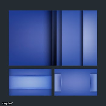 Set of background designs in blue | Free stock vector - 489785